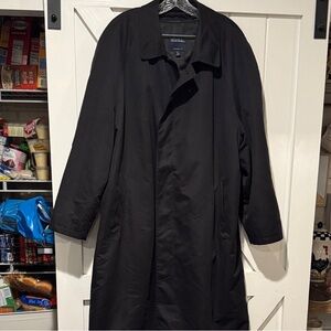 Brooks Brothers Men's Dark Trench Coat